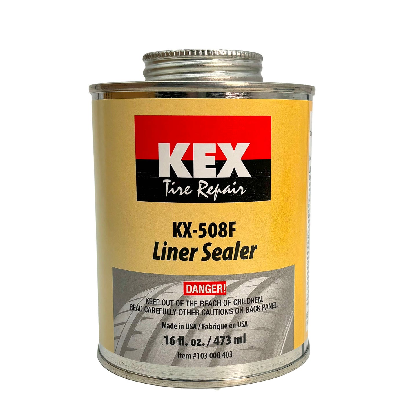 KX-508F Liner Sealer, Flammable, 16 oz. Brush Top Can