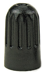 Black Long Plastic TPMS Valve Caps (Qty 100)