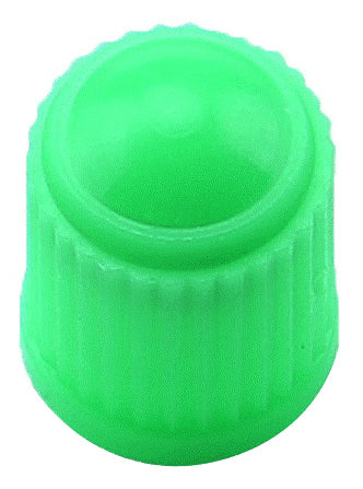 TPMS Green Plastic Valve Cap (100ct)