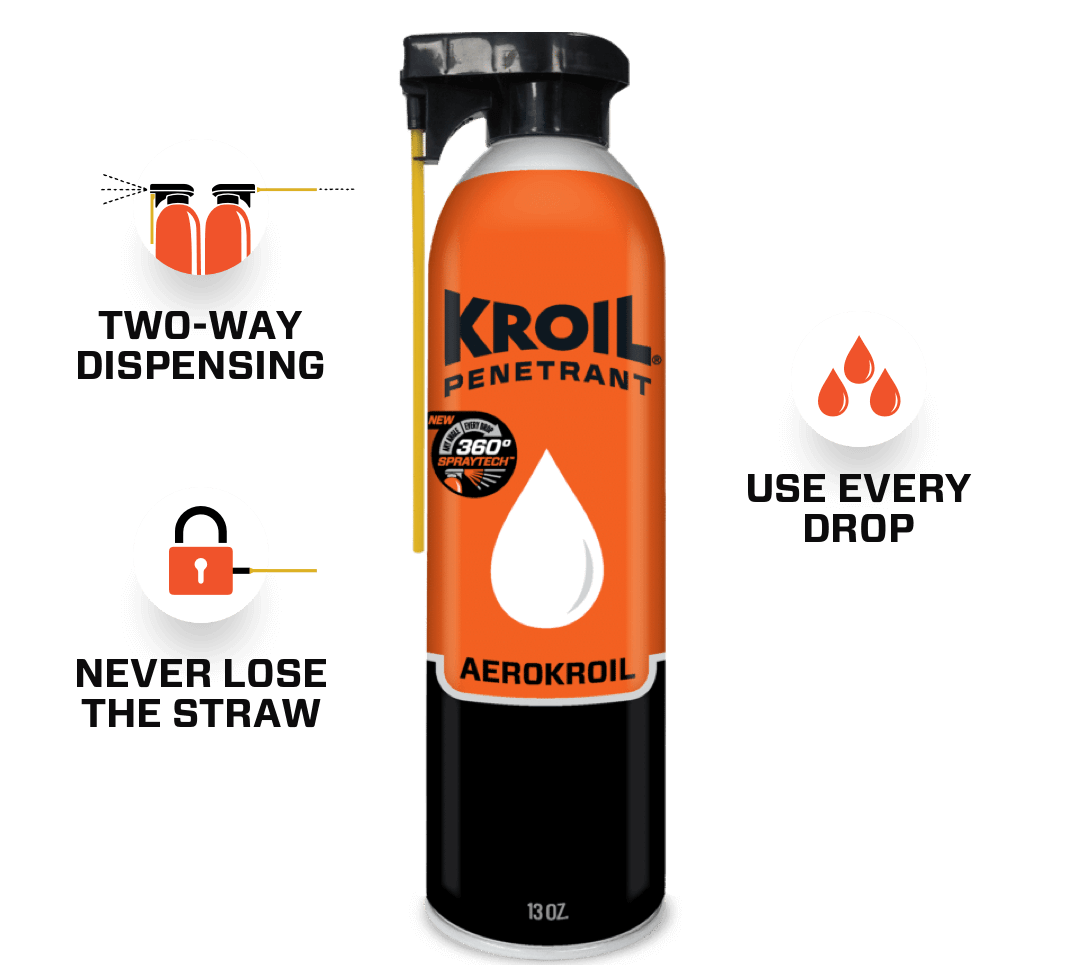 Kroil Original Penetrant, Aerosol w/ SprayTech Nozzle - 13oz