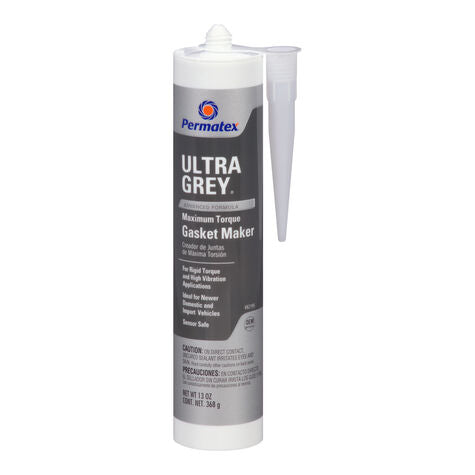 Ultra Grey Rigid High-Torque RTV Silicone - 11oz Caulk Tube