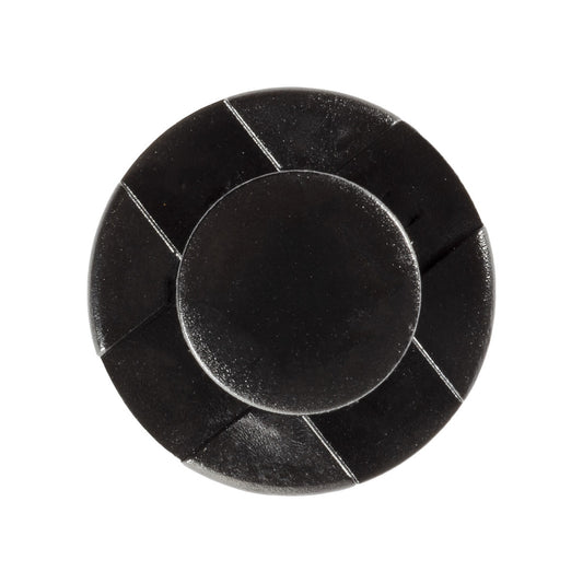 9540 Black Nylon Push Type Retainers 5/16" (8mm) Hole Size (100ct)