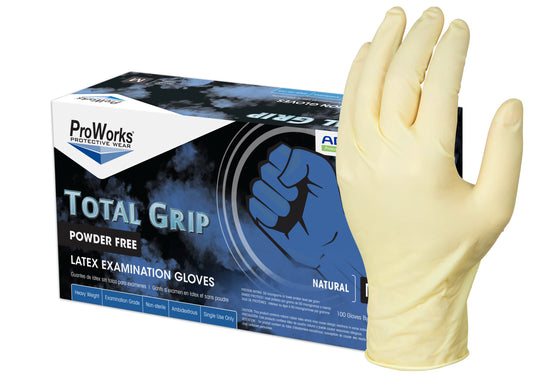 White Latex Glove (8mil) - Box/100 Gloves