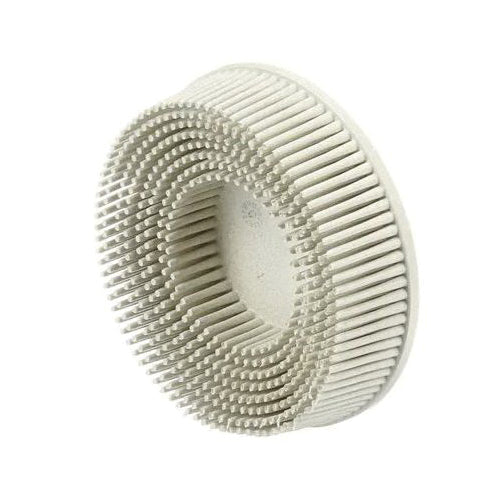 3M 3" Roloc Fine Bristle Disc White - 5/8 In Arbor, 120 Grit