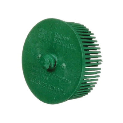 3M 2" Roloc Coarse Bristle Disc Green - 0.62 In Arbor, 50 Grit